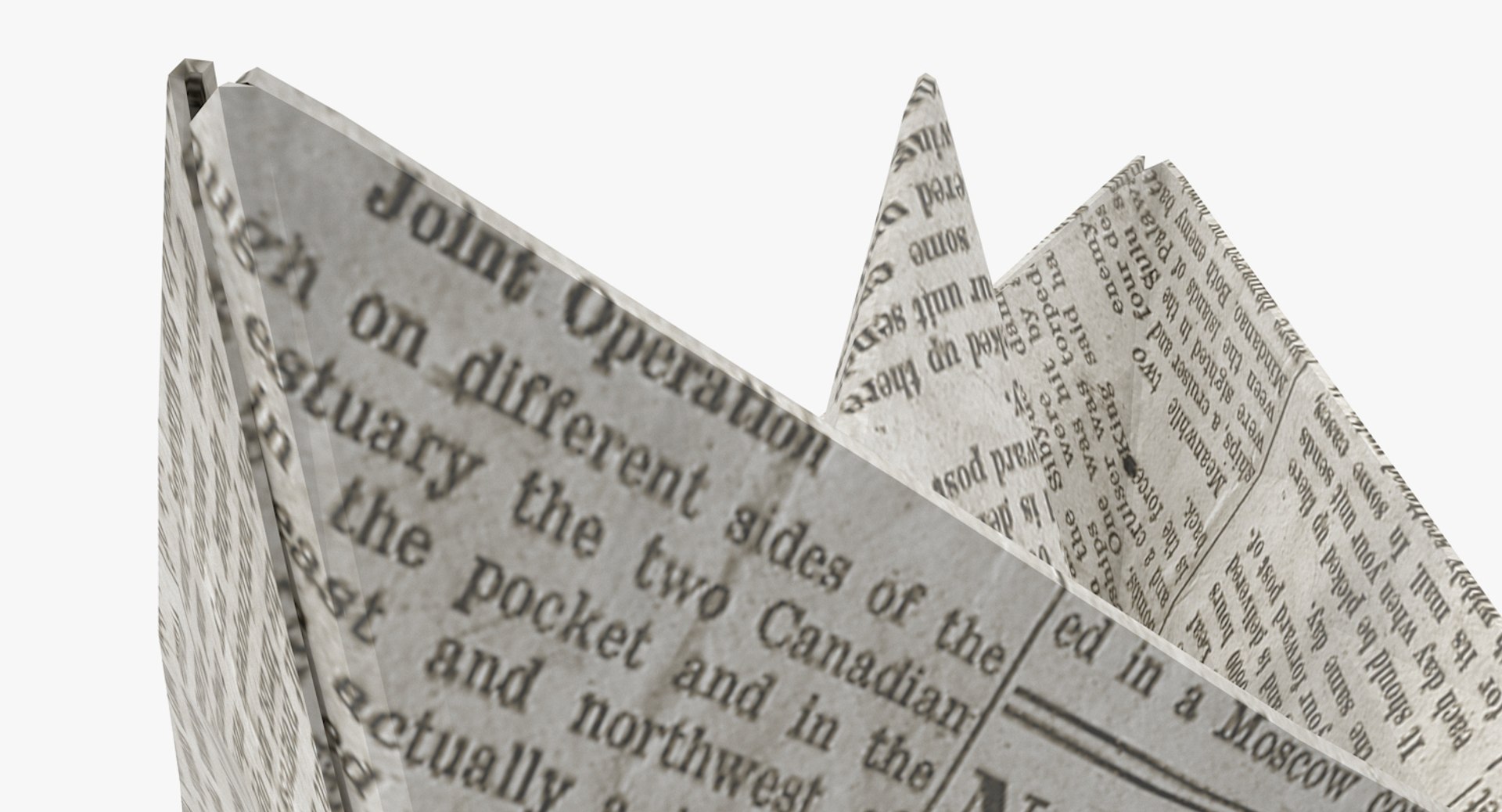newspaper paper boat 3D model https://p.turbosquid.com/ts-thumb/6T/8s4PGs/LAIpt4wN/newspaperpaperboatvray3dmodel006/jpg/1519850595/1920x1080/fit_q87/aada0a481a448bf70d922d1be750282a85bd61f0/newspaperpaperboatvray3dmodel006.jpg