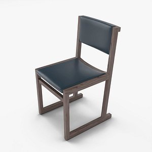 Camerich Emily dining chair - dark imitation leather