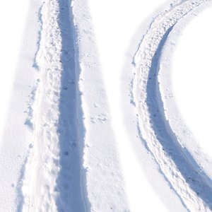 3D model Winter footpath