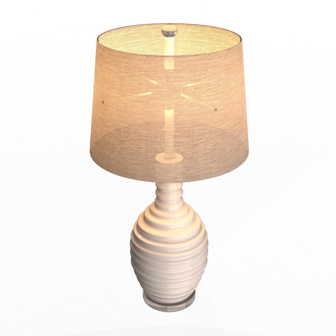 End Table Lamp 3D TurboSquid 1766900