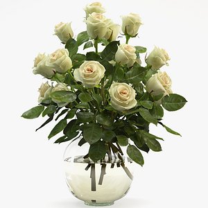 rose bouquet 3D