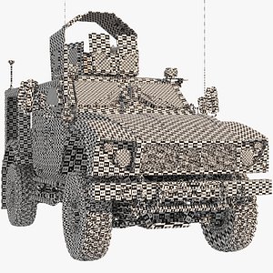 Oshkosh-M-ATV UVW Only 3D model