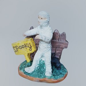 spooky mummy 3D model