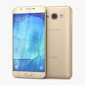 Samsung Galaxy A8 or A8 Duos Champagne Gold