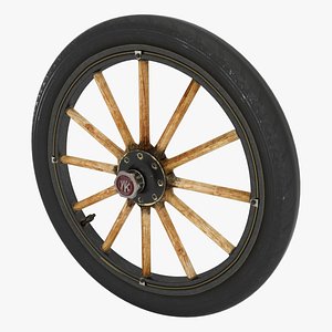 3d old wheel car