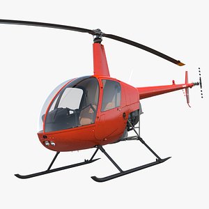3D lightweight helicopter rotor light model