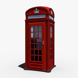 london telephone box 3D
