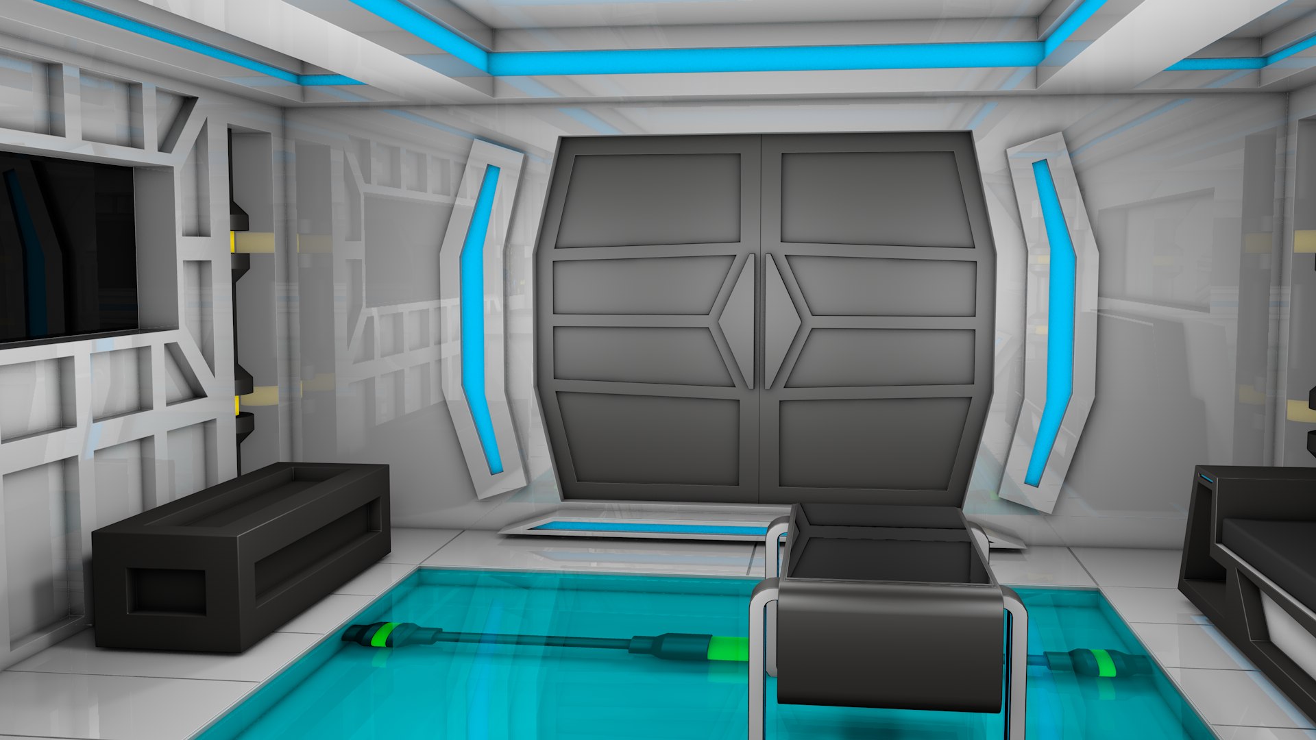 Sci Fi Room 3D Model - TurboSquid 2251269