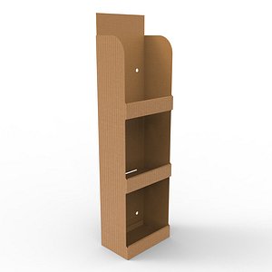Point of Sale Cardboard Display Stand 3D model