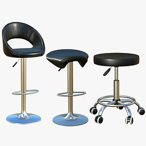 Bar Stool Chair V47 3D model