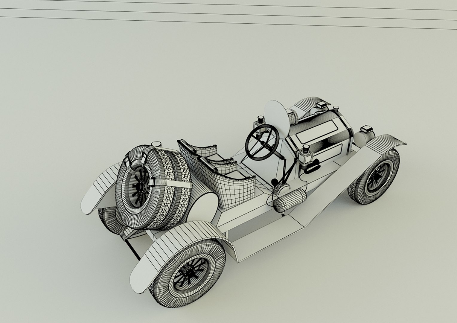 Antique car 3D model 3D model - TurboSquid 2063070