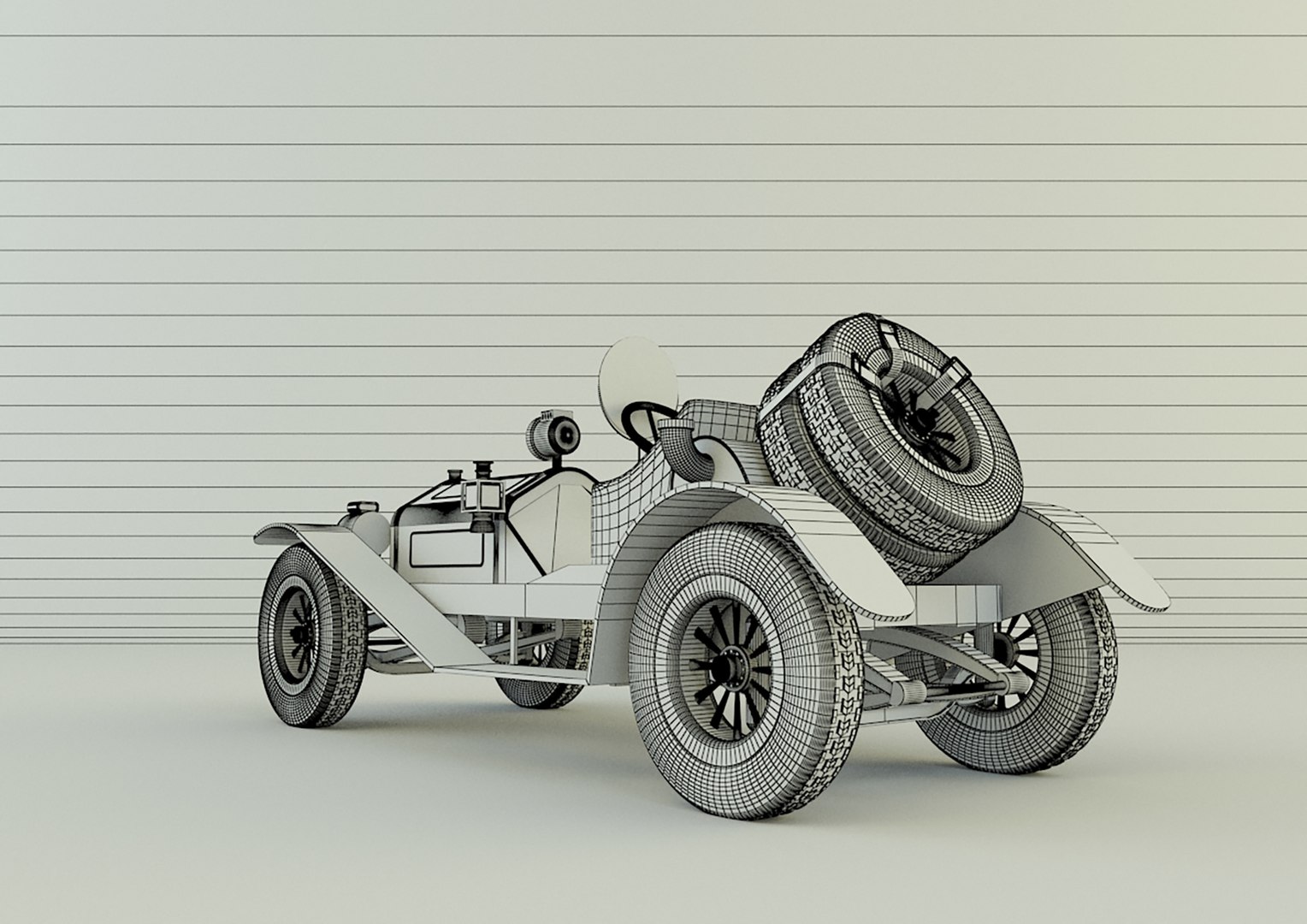 Antique car 3D model 3D model - TurboSquid 2063070