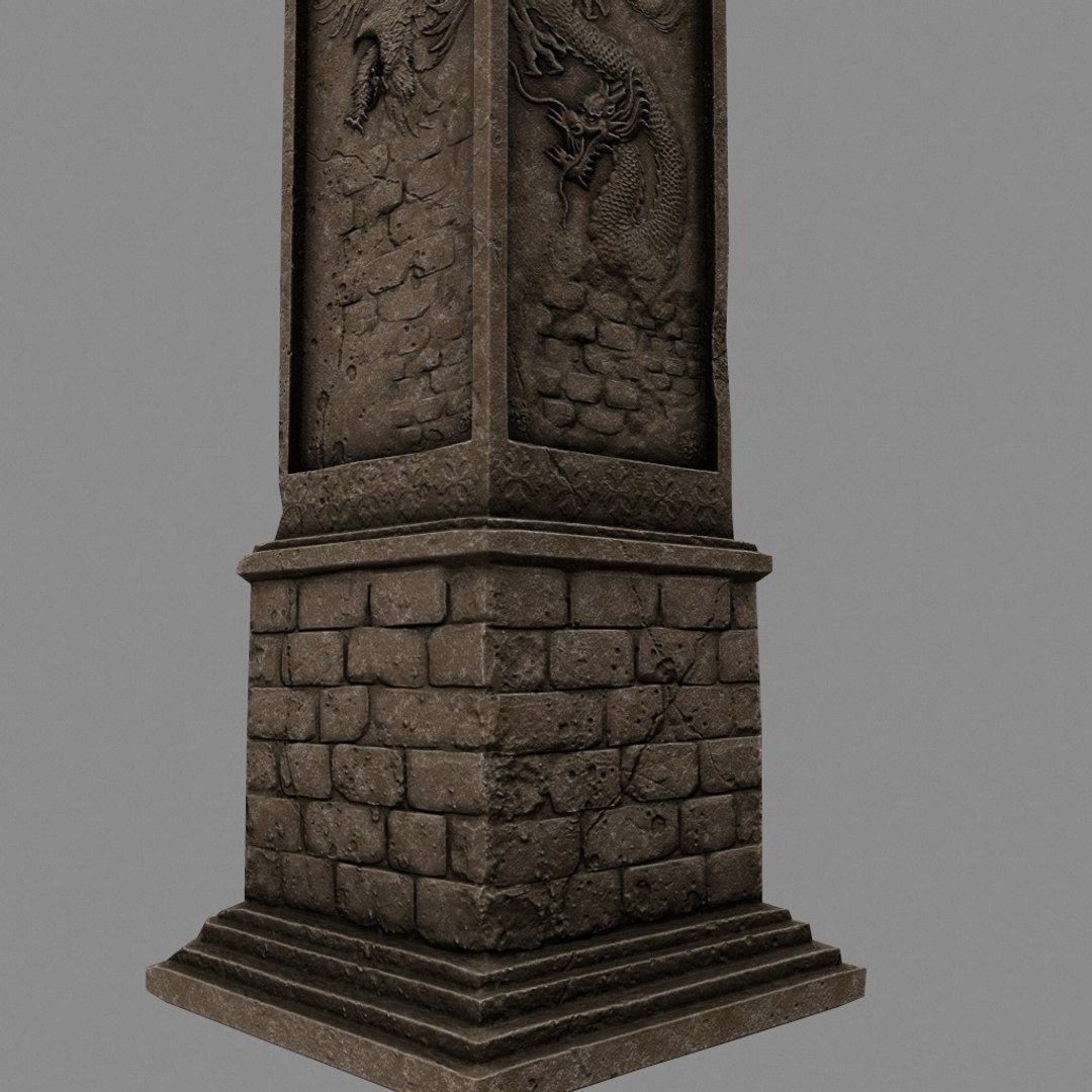 Pillar Model - TurboSquid 1201474