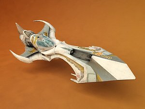 futuristic ship