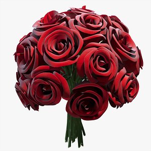 roses flower 3d max