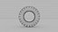 Truck Tire 3D model