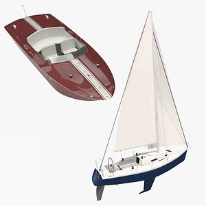 Sailboat and Motorboat