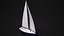 Segelboot und Motorboot