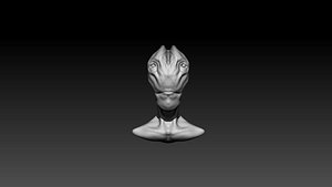 Face Monster 3D model