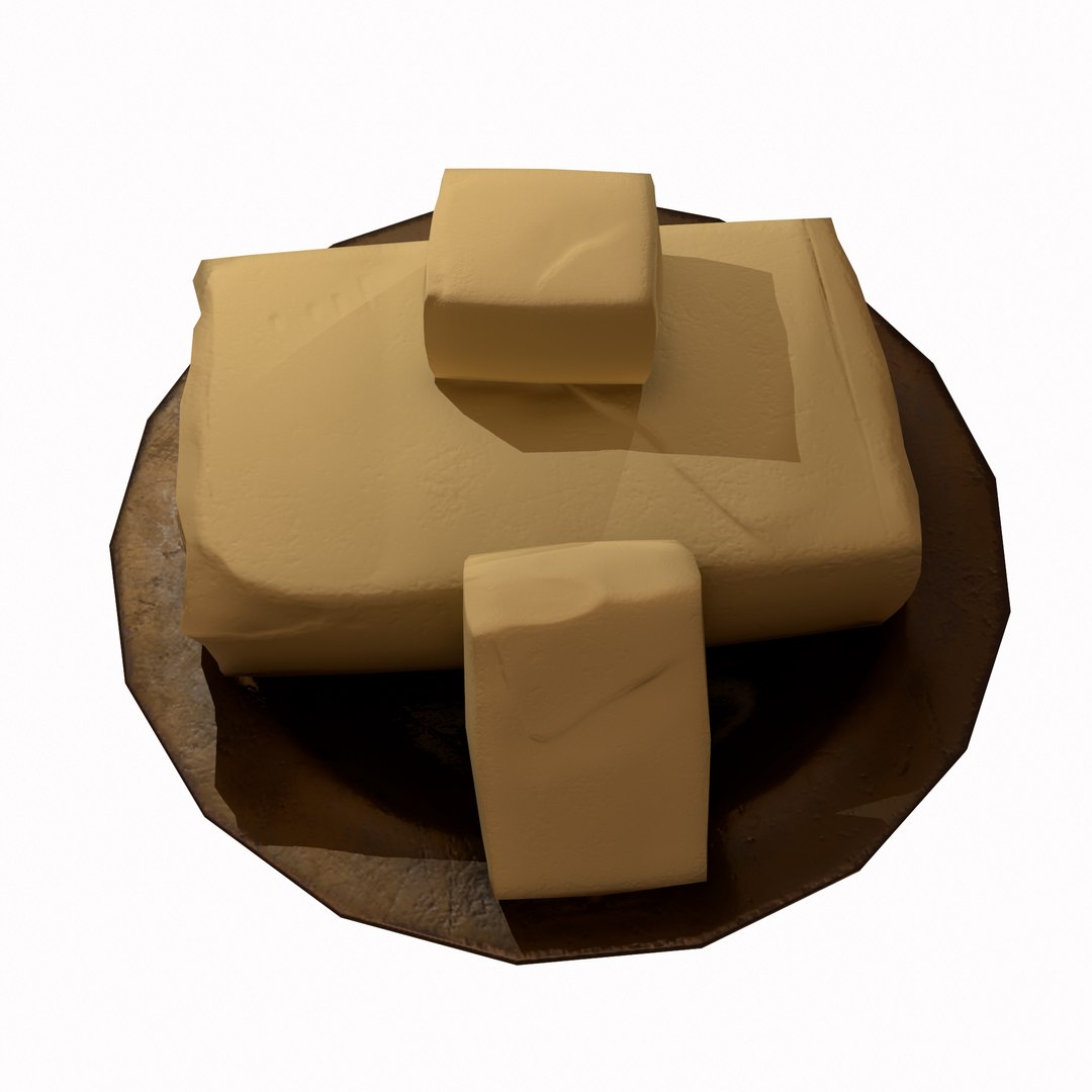 Butter 3D Model - TurboSquid 1379509