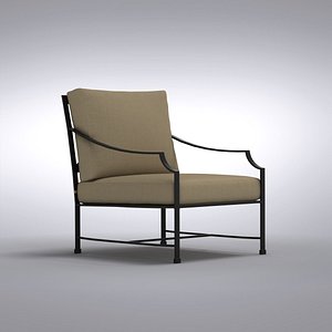 Carmel Lounge Chair Painted Metal