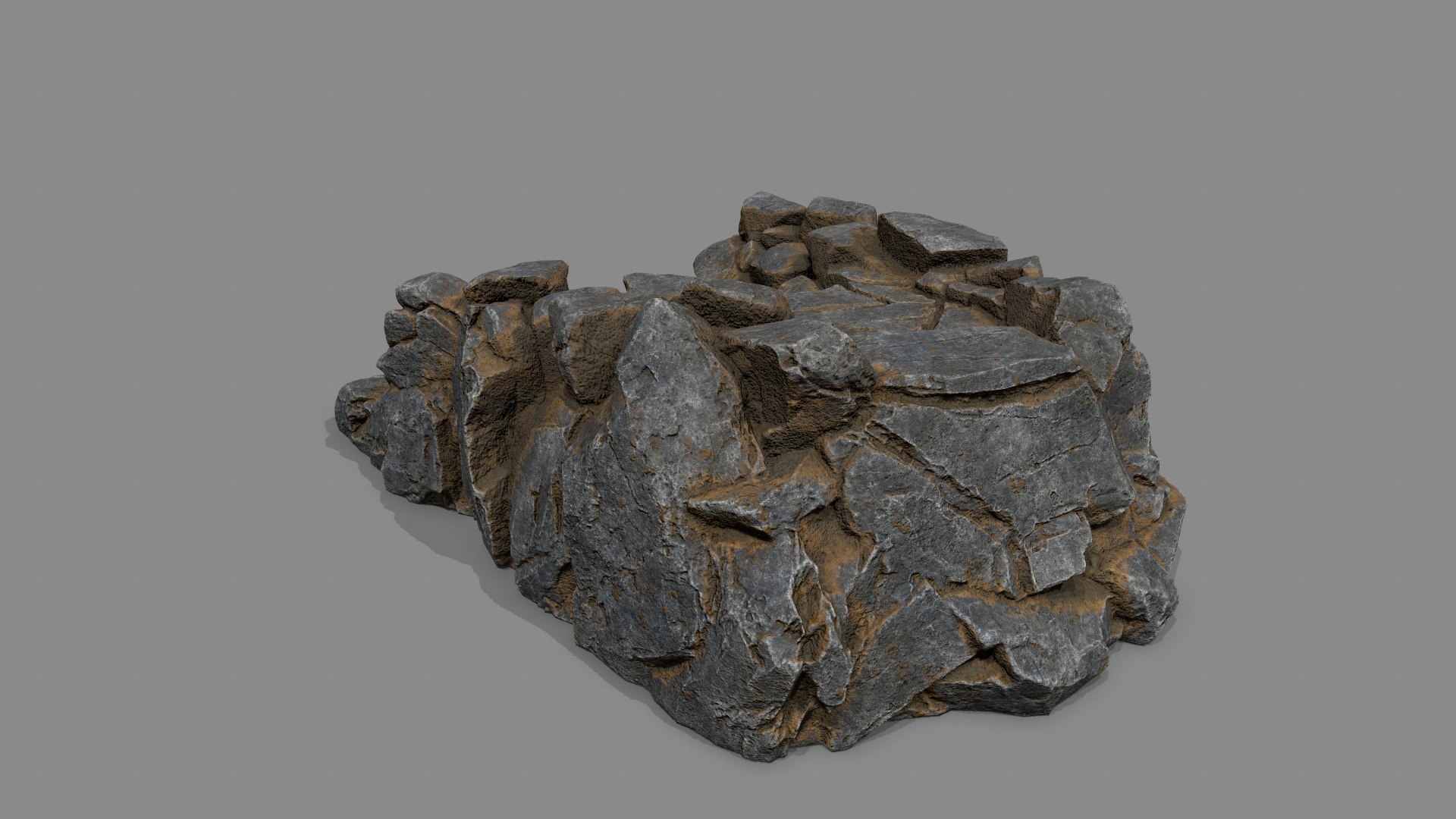 3D Old Rock Stairs - TurboSquid 2284328