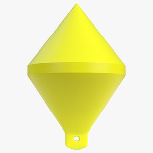 conic marker buoy 3D