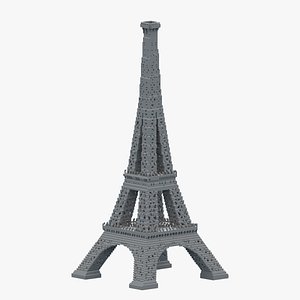 Voxel Eiffel Tower