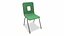 Chaise en plastique PBR basse résolution