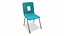 Chaise en plastique PBR basse résolution