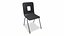 Chaise en plastique PBR basse résolution