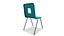 Chaise en plastique PBR basse résolution