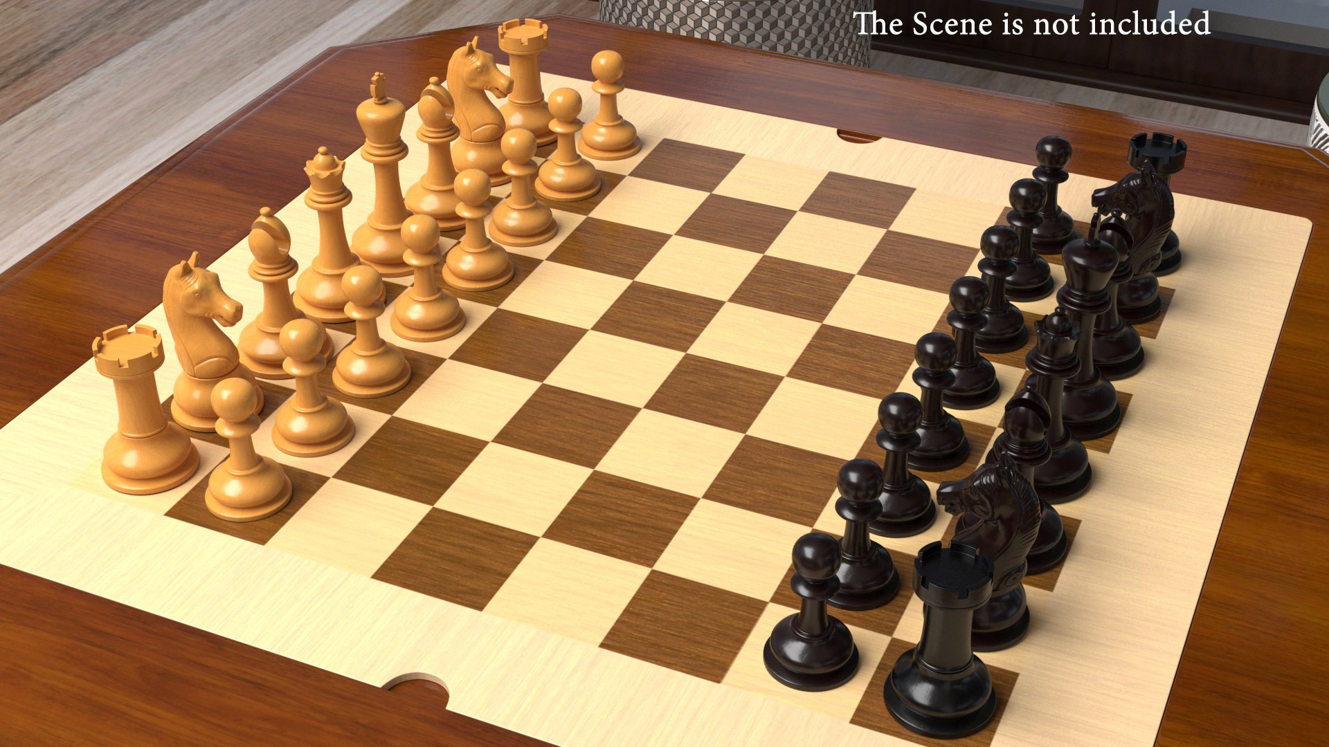Chess Set Model - TurboSquid 1647069
