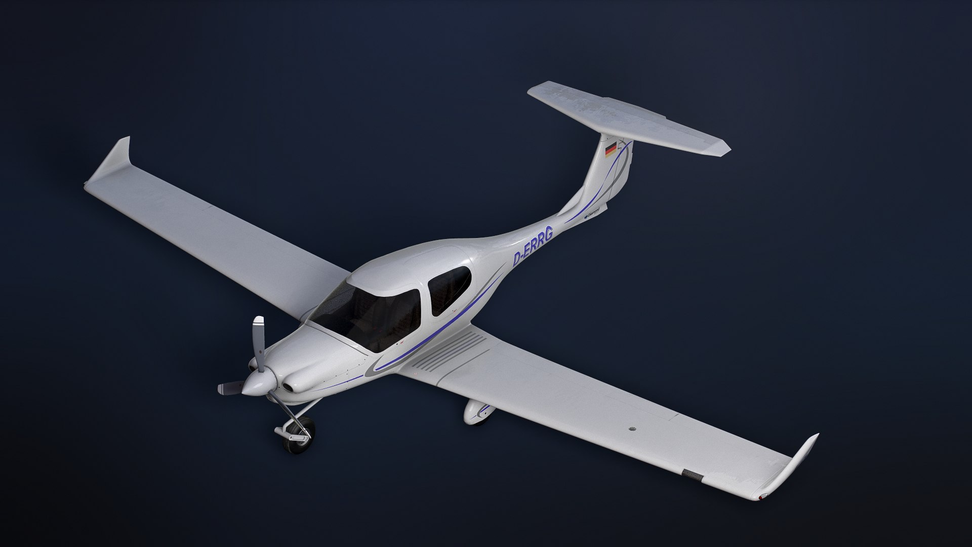 Diamond Da40 3D Model - TurboSquid 1630493