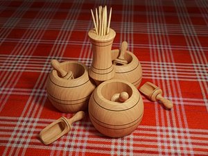 salt paprika pepper cellar 3d model