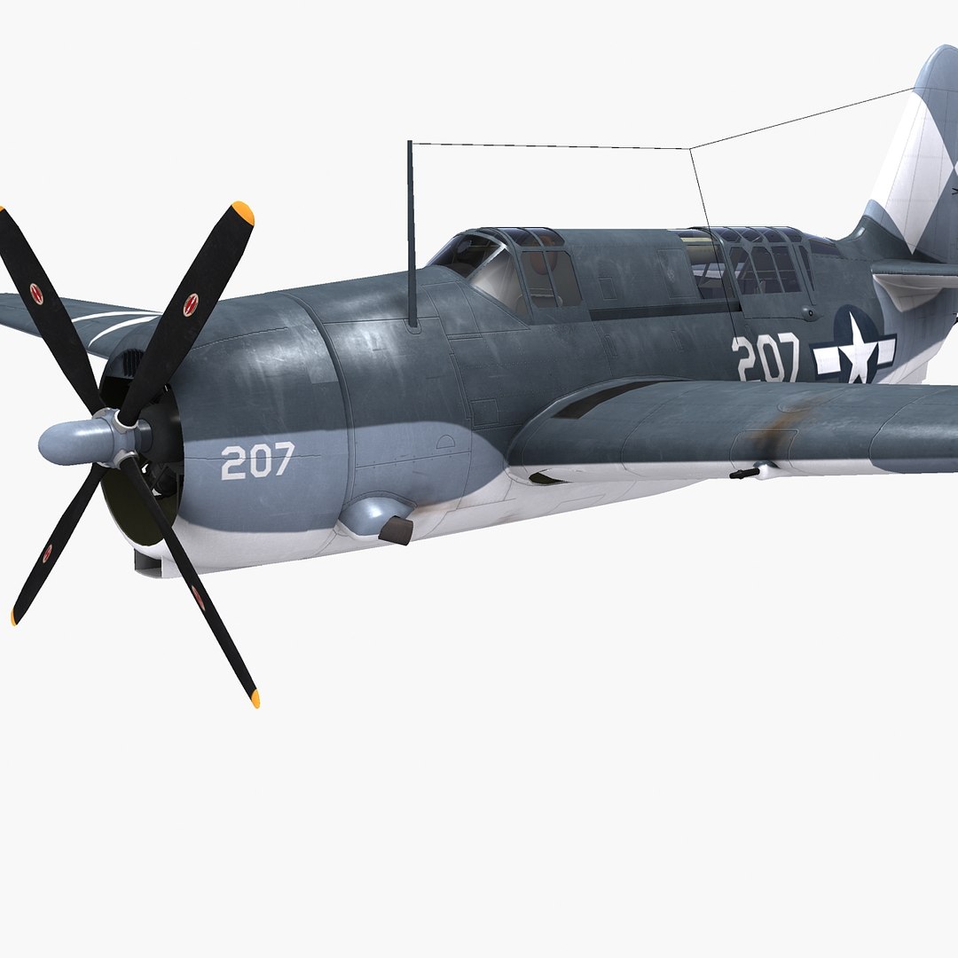 3d helldiver bomber model