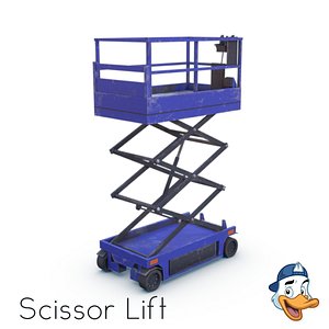 scissor lift 3D model