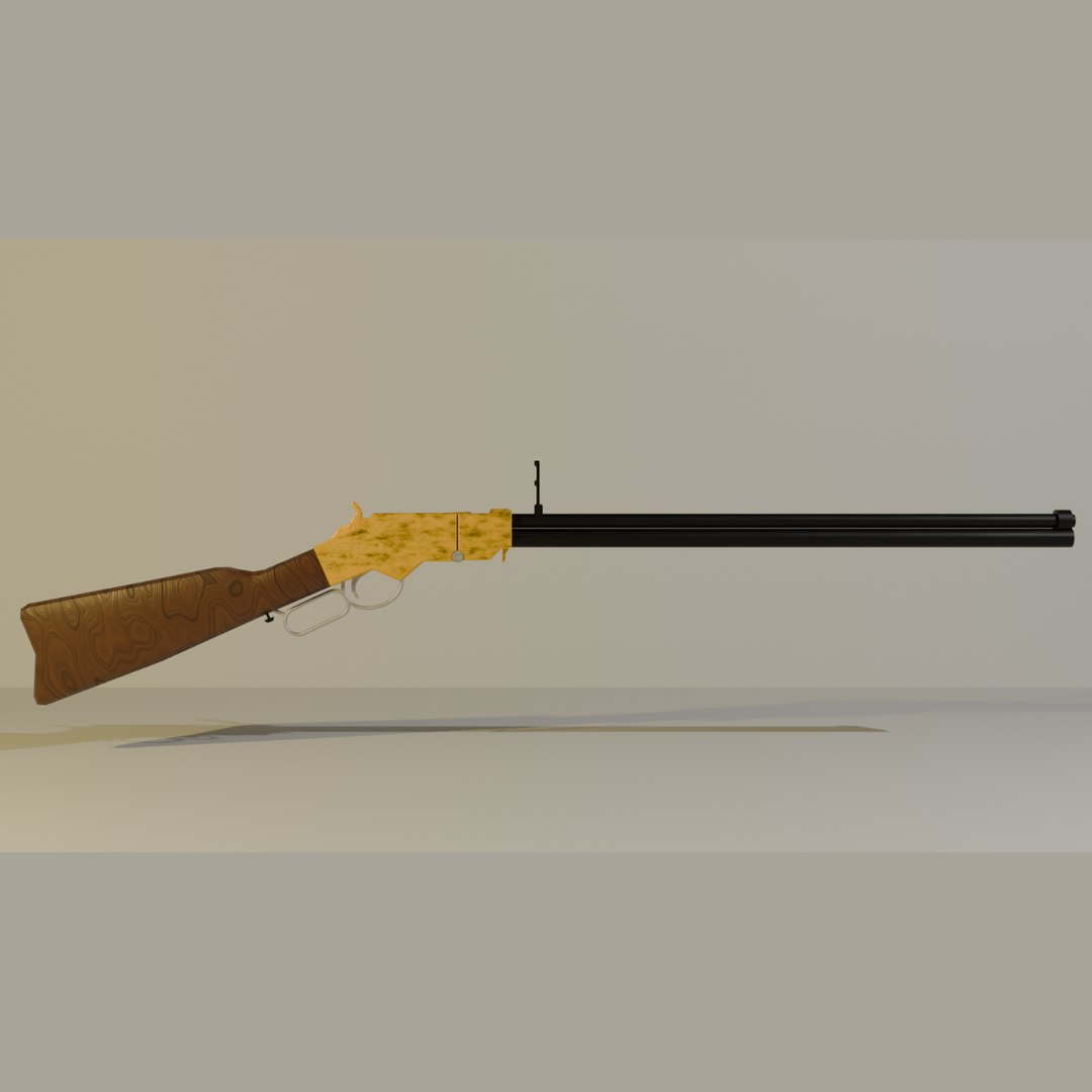 1860 Henry Rifle 3D model - TurboSquid 2181674