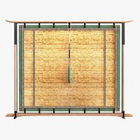 Lilian Marquand Firescreen - Bambou Tigre