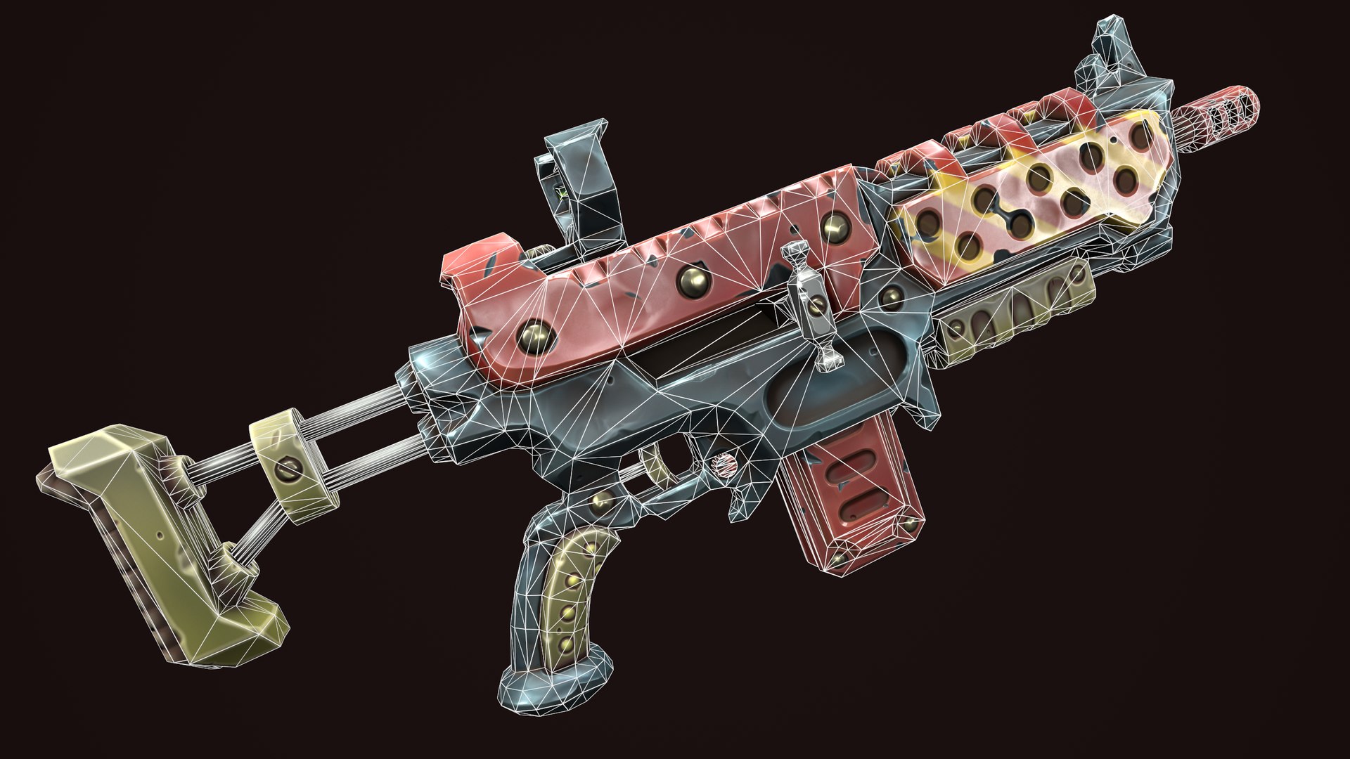 Combat Assault Rifle Model - TurboSquid 2248012