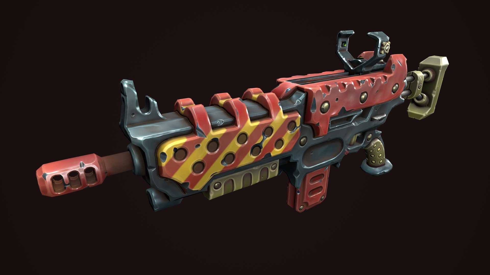 Combat Assault Rifle Model - TurboSquid 2248012