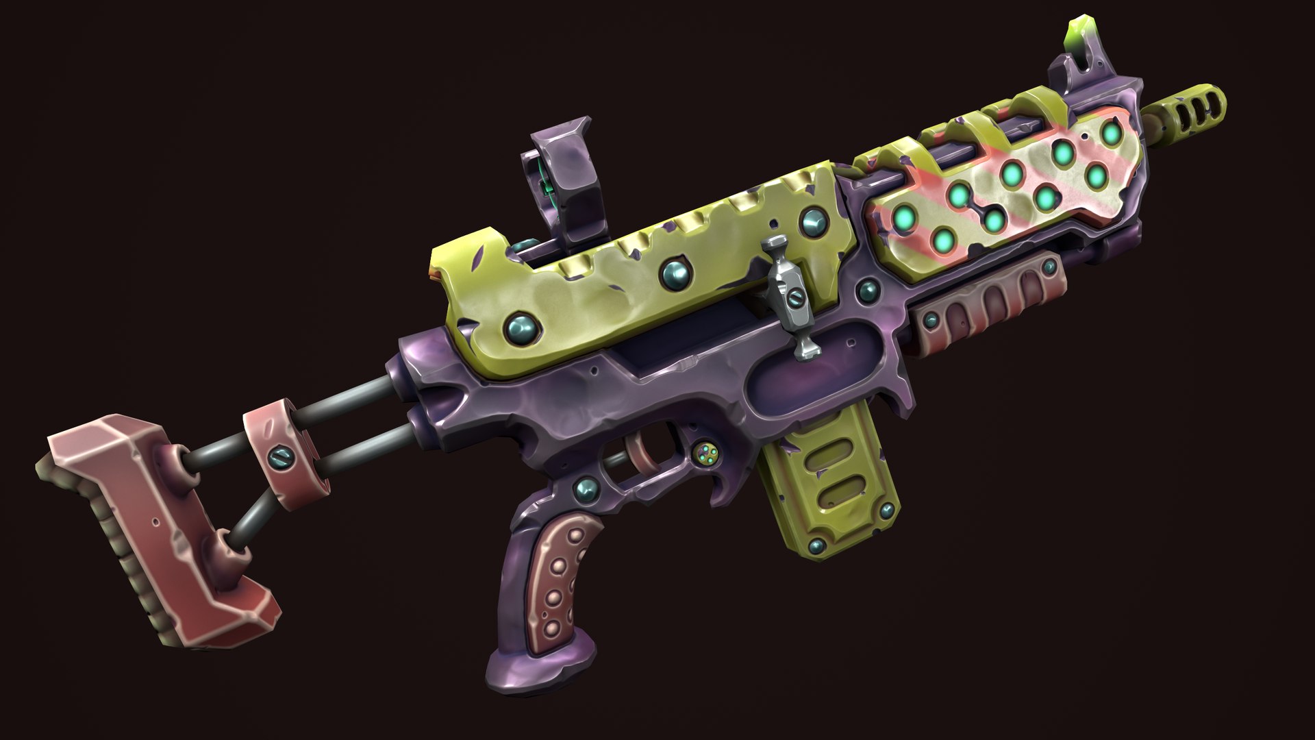 Combat Assault Rifle Model - TurboSquid 2248012