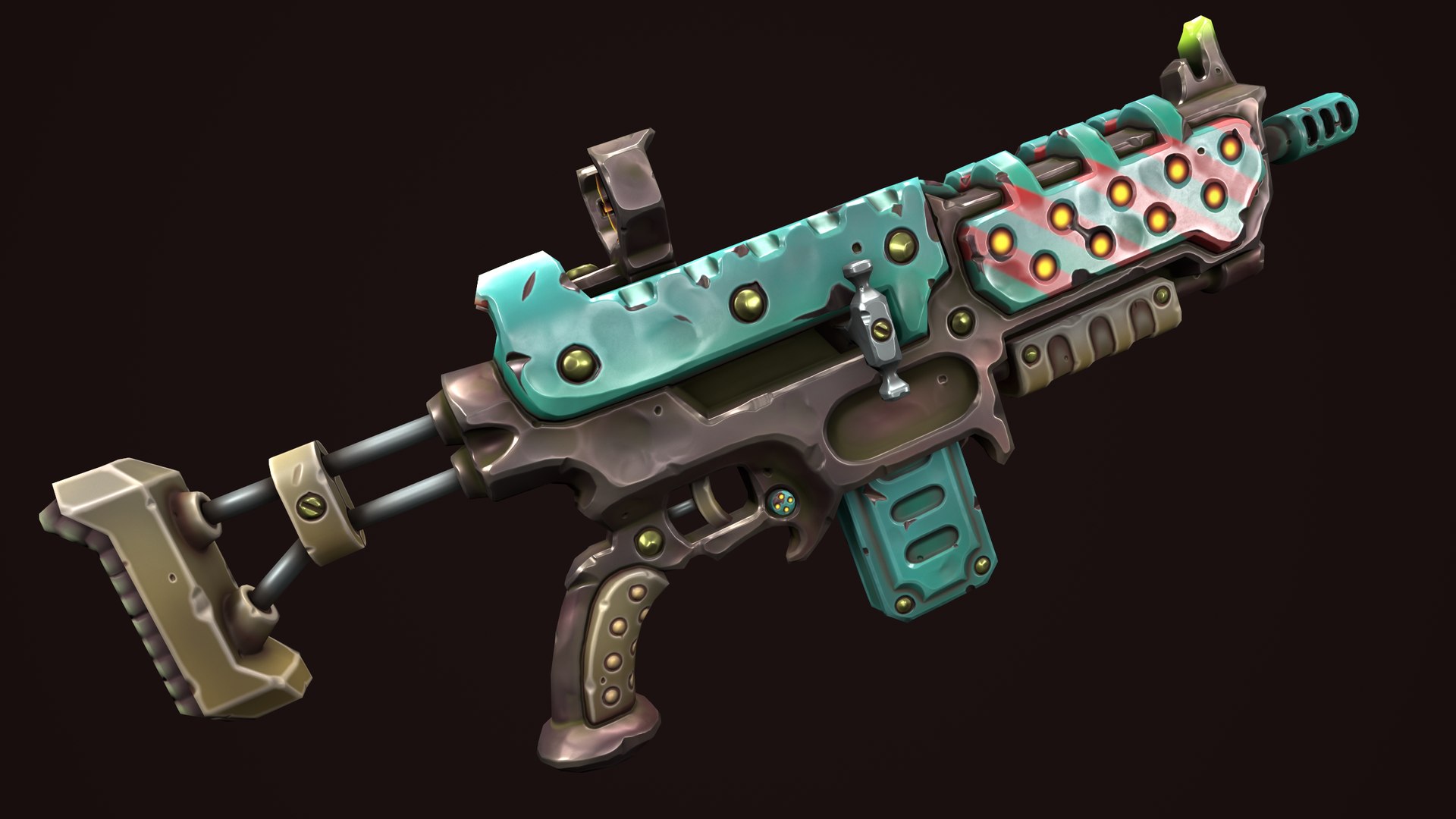 Combat Assault Rifle Model - TurboSquid 2248012