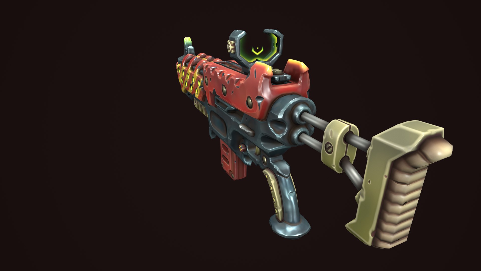 Combat Assault Rifle Model - TurboSquid 2248012