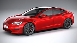 3D Tesla Model S 2021 model