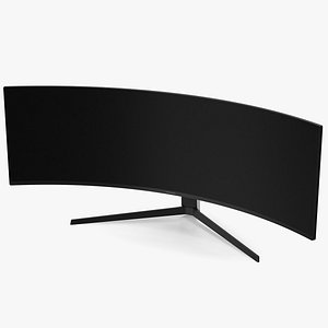 Samsung Odyssey G9 Ultrawide Gaming Monitor OFF Rigged for Modo 3D