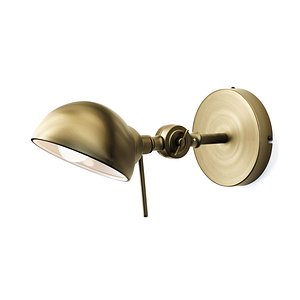 Metal wall lamp Kikan 3D model