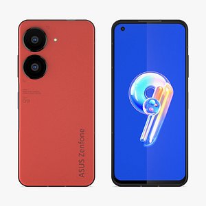 Asus Zenfone 9 Red 3D