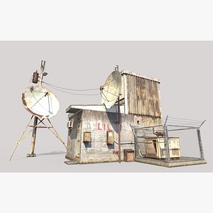 3D Old Radio Telescope Station
