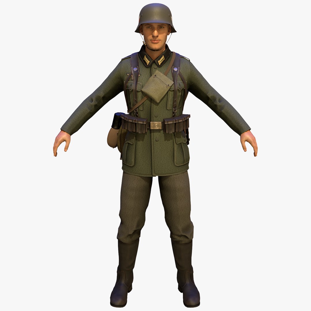 3D WW2 German Schutze Early War Model - TurboSquid 2171376